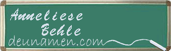 Anneliese Behle Visitenkarte